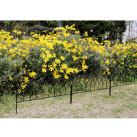 住まいスタイル ドレープ アイアンフェンス ミニ 幅470×高さ400mm ホワイト IF-DR026-6P-WHT 1セット(6枚入)（直送品）