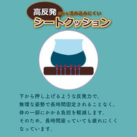 iiもの本舗 高反発シートクッション 40×40cm ブラウン 4589596693972 1セット(3枚)