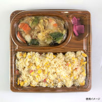 弁当容器　CBFNランチ13 栓木本体　400枚(50枚×8) 0A10313001745　シーピー化成（直送品）