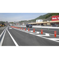 φ80車線分離標用カバー フレックスカバー 青 FLXC-60BW 1個 積水樹脂（直送品）