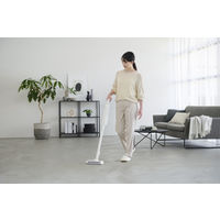 アイリスオーヤマ 紙パック式掃除機 充電式スティッククリーナー SBD-200P-W 1台