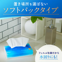 ティッシュペーパー 130組　1パック（3個入）エリエール 贅沢保湿ローションティッシュペーパー ソフトパック 大王製紙