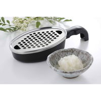 下村企販 おろし金 おろし名人すべらん ステンレス製 日本製 ブラック 278976 1個（直送品）