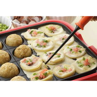 下村企販 たこ焼き器をキズつけにくい平型たこピック 2本組 ナイロン製 288301 1個（直送品）