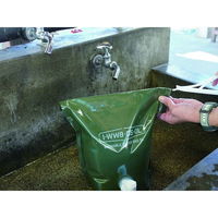 岩谷マテリアル ウォータータンク 5L 折りたたみ ウォッシャブルウォーターバッグ オリーブグリーン 381254 1個（直送品）