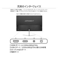 21.5インチ 液晶ディスプレイ(1920x1080/IPS/非光沢/HDMI/Type-C15W) JN-IPS215FHD-C（直送品）