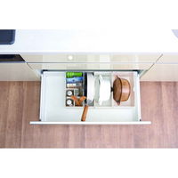 天馬 キッチン収納 仕切るケース 引き出し用 スリム 150 ファビエ 309255 1個（直送品）