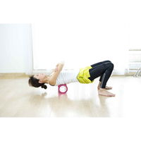 トーン ストレッチ ローラー tone でこぼこストレッチローラー フィットネス 運動 ピンク 347230 1個（直送品）