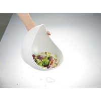 リッチェル ボウル らくチンお料理ボウル くるっと L ホワイト 300339 1個（直送品）