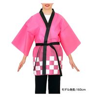 アーテック カラー不織布ハッピ祭(L) ピンク 18046 1枚（直送品）