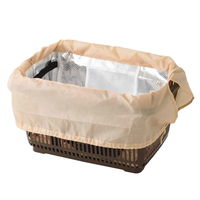 トーン エコバッグ 折り畳み レジカゴ用バッグ 保冷機能付き ブラウン 335680 1個（直送品）