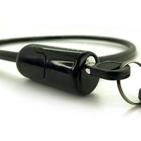 サギサカ 自転車用 ミニディンプルロック 60cm ブラック 43963 1個