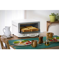 アイリスオーヤマ オーブントースター 4枚焼き　ホワイト EOTー032ーCW 1台