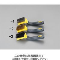 エスコ 57x35mm/180mm ブラシ(ナイロン製/5行) EA109EB-3 1セット(10本)（直送品）