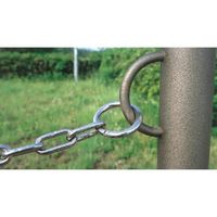 エスコ 25mm径 チェーンキャッチ(ステンレス製) EA951GA-25 1セット(10個)（直送品）