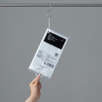 【ポリ袋】アスクル 吊るしひも付き規格袋 LDPE 0.02mm厚 8号 透明 1セット（100枚×10袋入）  オリジナル