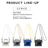 キングジム FLATTY ONE MILE（フラッティ ワンマイル） ミニサイズ 青 5556アオ 1個（直送品）