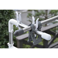 サワフジ 竿ばさみ 2個組 ワイド竿止めクリップ 洗濯ばさみ 竿ピンチ 洗濯ピンチ 345821 1個