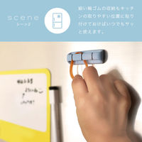 MOTTERU シリコン製ソフトタッチケーブルクリップ sofumo ペールカラー MOT-CBCLIP02-PL 1個