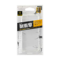 オウルテック iPhoneSE(第2~3世代)/8/7/6s専用耐衝撃ケース クリア OWL-CVIC4709-CL 1個