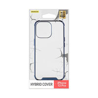 オウルテック iPhone13Pro専用耐衝撃ハイブリッドケース TPU/PC ネイビー OWL-CVID6109P-NV 1個（直送品）