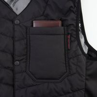 ボルトヒートVネックベスト（服のみ） ブラック M G-8069 GLADIATOR コーコス信岡