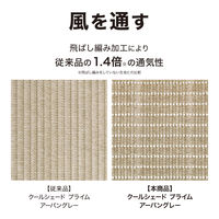 タカショー クールシェード プライム ブラッシュウッド 1.8X3m CLS-30BWP 1枚（直送品）