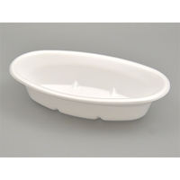 デンカポリマー カレー容器　G-32身 白　900枚(50枚×18) 40430（直送品）