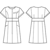 シロタコーポレーション ワンピース E-3146 1枚　白衣（直送品）