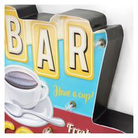 アントレックス bcl LED ティンサイン BAR COFFEE 幅300×高さ350mm 4992831250241 1個（直送品）