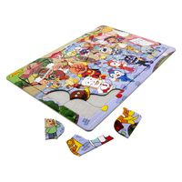 サンスター文具 パズルしようよ45P アンパンマンとあおぞらのしたでスイーツ SAP 6370010A 1枚