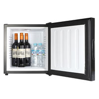 A-Stage 1ドア冷蔵庫 20L ミラーガラス (ペルチェ式：ブラック) PR01A-20MG 1台（直送品）