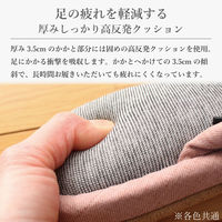 ストロング 洗える 抗菌 スリッパ 竹炭繊維 Lサイズ グレー 60-4-815 1足