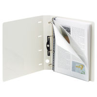 リヒトラブ リクエスト D型リングファイル 4穴 A4タテ 背幅41mm 白 G1270-0 1冊