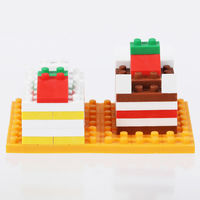 イワコー イワコーブロックス 消しゴム ケーキセット ERGLB305 1セット(1個×3)