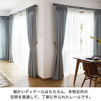 TOSO 装飾カーテンレール〈クラスト・Dキャップ・アンティークWH〉W1.2mセット 4975559783284 1セット（直送品）