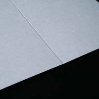 山櫻 二折 カード 2号 弔事用 鼠枠 ケント D(厚口) 白 無地 322011 1セット(1箱(100枚)×2)