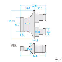 サンワサプライ SCポートダストカバー（2芯タイプ） HKB-TLDST4 1個（直送品）