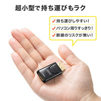 サンワサプライ DisplayPort-HDMI 変換アダプタ(4K/60Hz対応) AD-DPPHD02 1個（直送品）