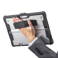 サンワサプライ Surface Pro 9用耐衝撃ケース（ハンドベルト・ペンホルダー付き） PDA-SF10BK 1個（直送品）