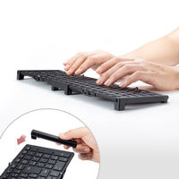 サンワサプライ ワイヤレス折りたたみフルキーボード(ブラック) SKB-WL35BK 1個