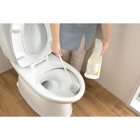 サンコー 抗菌トイレクリーナーケース付DXサトミツ棒 グレー BA-61 1個