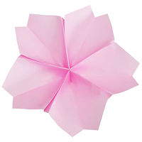トーヨー 単色おりがみ 17.6cm うすピンク 065123 1袋(100枚)