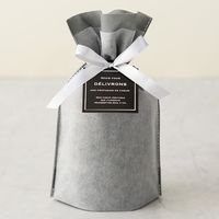 ヘッズ 2重不織布リボン付バッグ-XS/グレー DFG-RBXS 1組(20枚)