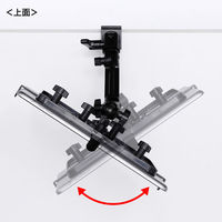 サンワサプライ 7~11インチ対応タブレットアーム(クランプ式・4関節) CR-LATAB14N 1台