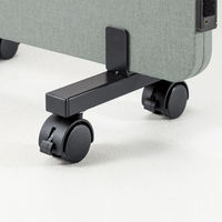 サンワサプライ 吸音パネル 3連パーティション 幅1800×奥行32×高さ1620mm グレー SPT-CN5GY 1台（直送品）