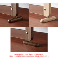 【軒先渡し】朝日木材加工 アクリルパーティション 幅870×奥行150×高さ581mm ブラウン LFM-6090SP-DB 1台（直送品）