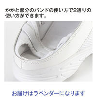 日本ヘルスシューズ ナースクロッグ927 ラベンダー L (24.0～24.5cm)（わけあり品）