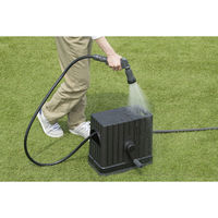 アイリスオーヤマ フルカバーホースリールEX 15M ダークグレー/ブラック FHEXNー15 1台