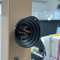 エスコ φ242mm マグネットトレー(折畳み式) EA508SM-42 1セット(4個)（直送品）